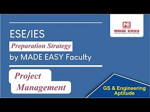 Preparation Strategy | ESE/IES | General Studies | Project Management