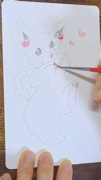 キラキラ絵の具/苺なミルク🐈‍⬛🍓❣️