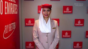What it takes to be a first-class flight attendant for Emirates Narrator: Each year, more than 180,000 flights take off for Emirates airline, carrying about 60 million passengers. And the people in charge of all those travelers onboard? The 22,000 flight attendants and pursers that make up Emirates cabin crew. It's a pretty sweet gig. Free housing in Dubai, discounted tickets, and getting paid to travel the world. But with long hours and busy schedules, the job is not always as glamorous as you'