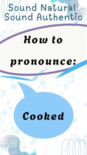 How “COOKED” is pronounced by BRITS 🇬🇧😳 #shorts