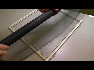 How to Rescreen a Window Screen