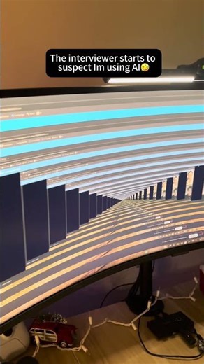 She thought I was reading… so I let her see everything😌#POV #AIinterview #ScreenShare #WorkSmarter