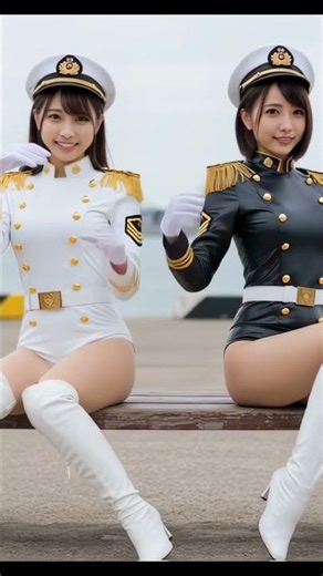 【可愛いすぎる海軍士官のコスプレ】Navy Officer 1-01 #cosplay #bodysuit #uniform #navy