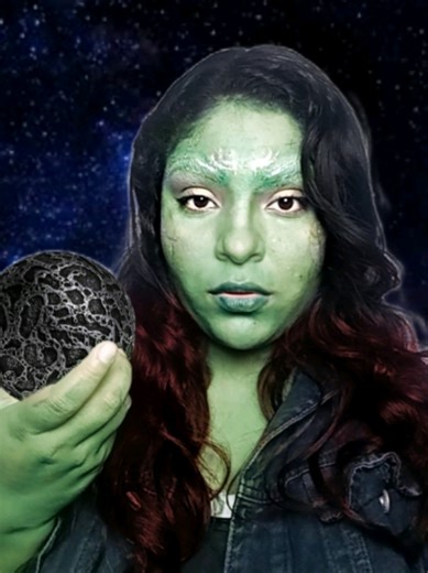Maquillaje de Gamora: Guardianes de la Galaxia