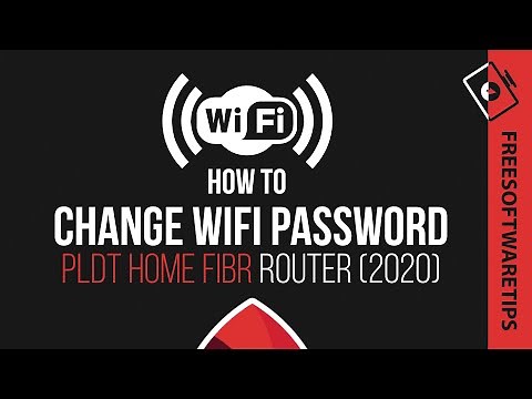 How to Change Wifi Password on PLDT Home Fibr Router (2020)