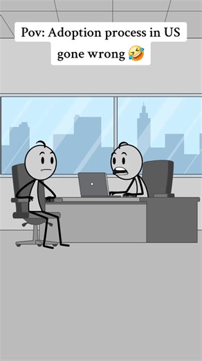 12 reactions | 4_Adoption process in US gone wrong 藍 #workhumor #usa #viral #animation #relatable #man #funnyvideo #funnyaf #funnypics #funnyposts #funnytumblr #funnyquotes #funnypost #funnypic #funnydog #funnycat #funnypicture #funnymoments #funnyface #funnystuff #funnytextposts #funnyday #funnytextpost #funnyanimals #funnyfaces #funnyvines #funnyclips #FunnyCats #funnydogs #funnycomics | Maximus Roberts | Facebook