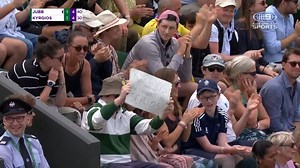Jubb is taking the fight to Kyrgios, but the Aussie is in for the fight. 👊 📺 Wimbledon | LIVE on 9Gem and Stan Sport. #9WWOS #Tennis #Wimbledon | Wide World of Sports