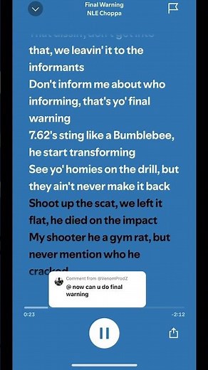 Final Warning- NLE Choppa