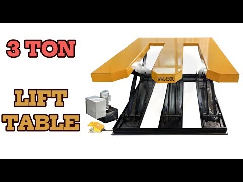 Stop Lifting Wood Manually! Too Much Effort | 3000kg Hydraulic Lift Table Solution for Woodworking