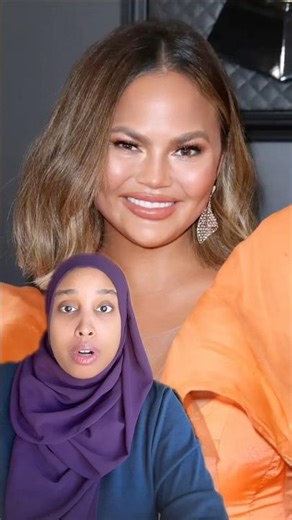 Chrissy Teigen throws shade at Nicki Minaj at the Grammys —awkward, given her past. #shorts #grammys