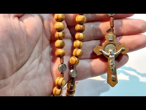 See the wooden rosary beads that are available to buy at crystal shop Cyprus
