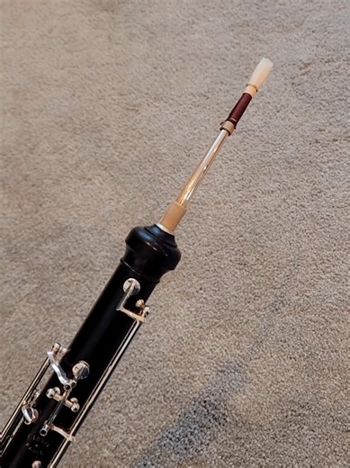 We love an English horn reed🤩 #oboe #englishhorn #doublereeds #musician #reedmaking