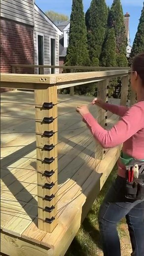 How to install cable railing without drilling through guard posts