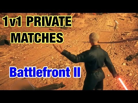 How to 1v1 or 2v2 your friends in Battlefront II!!!