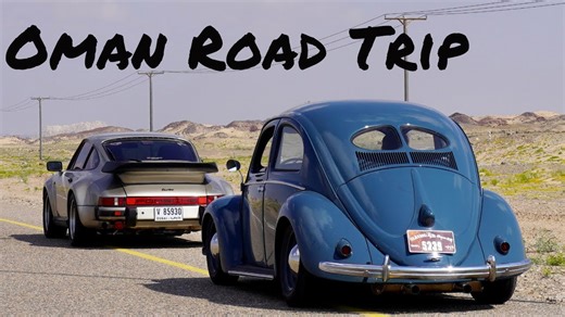 Aircooled 1952 VW Split-Window Beetle and Porsche 930 Turbo on an Epic Road Trip to Oman