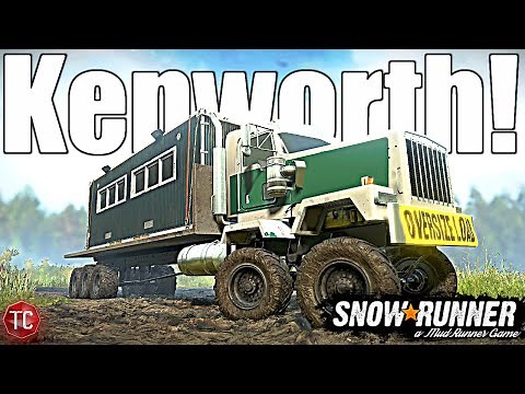 SnowRunner: NEW, GIANT KENWORTH TWINSTEER! (Console Friendly)