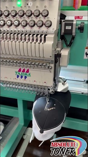 15 Colour Embroidery Machine with 4 Heads Perfect High End Custom Apparel and Merch Embroidery