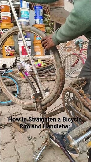 ​How to Straighten a Bicycle Rim and Handlebar​1. Straightening the Rim (Wheel Truing)​