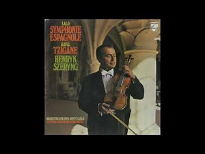 Silent Tone Record/ラロ:スペイン交響曲，ラヴェル:ツィガーヌ/ヘンリク･シェリング,エドゥアール・ヴァン・ルモーテル指揮モンテカルロ国立歌劇場管弦楽団/サイレント・トーン・レコード