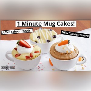 1 Minute Microwave Mug Cake Recipes | 3 NEW Easy microwave snacks! | Emma's Goodies