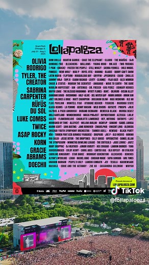 2025 🤘 Sign up for presale to access guaranteed lowest prices on Thursday, 3/20! #lollapalooza #chicago #musicfestival #doechii