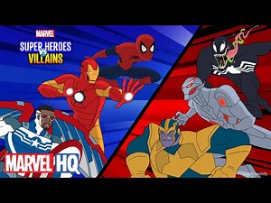 Marvel Super Heroes vs. Villains Compilation 🦸🆚💥 | All Episodes! @MarvelHQ - Videos For Kids
