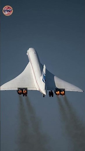 Concorde's first flight remastered in 4k ✈️#aviation #avgeek #aviationlovers