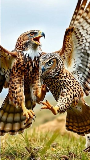 Hawk vs Owl: Battle of Night Hunters