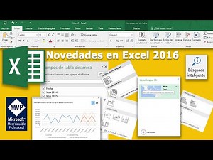 Novedades en Excel 2016