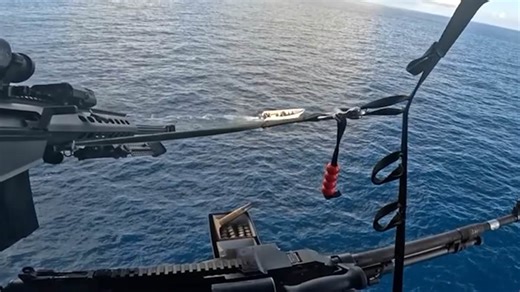 Coast Guard sniper takes out drug boat before cocaine haul seized