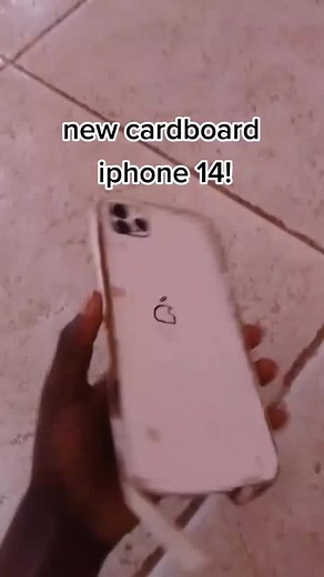 new cardboard iphone 14#cardboard#phone#iphone14#fyp