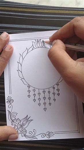 beautiful clock drawing #art #drawing #easydrawing