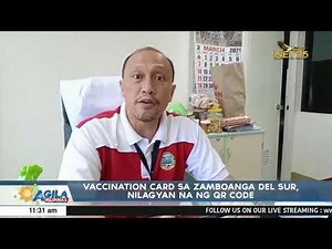 Vaccination card sa Zamboanga del Sur, nilagyan na ng QR Code