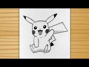 How to draw Pikachu Pokemon / pencil drawing/ Pikachu drawing/Drawing for beginners/ Step By Step