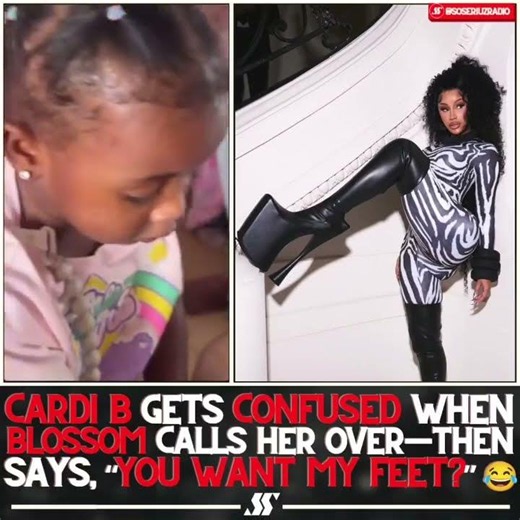 CARDI B THOUGHT SHE HEARD IT ALL UNTIL BLOSSOM ASKED THIS HILARIOUS QUESTION!