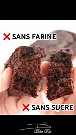 🍰🍫 GÂTEAU AU CHOCOLAT HEALTHY Sans Farine, Sans Sucre, Sans Huile et Sans Lait #recette #gouter