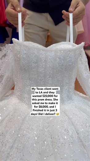 I saved her from this $25,000 prom dress! 😱#promdress #prom2026 #shorts