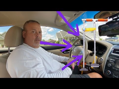 Driving with Hand Controls Paraplegic quadriplegic