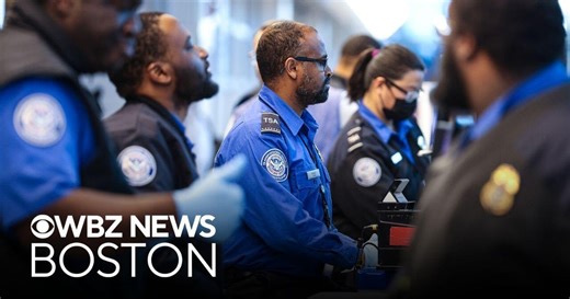 TSA employees at Logan Airport working without pay during partial government shutdown