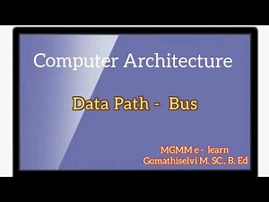 Data path in Computer system/ Structure of Datapath/ what is bus/ Register.. Tamil