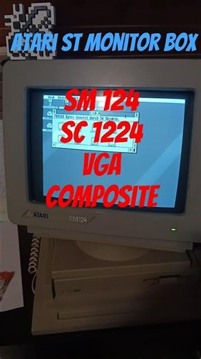 Reimecker TV (Atari ST Upgrades) Atari Mega STE Monitor Umschalter