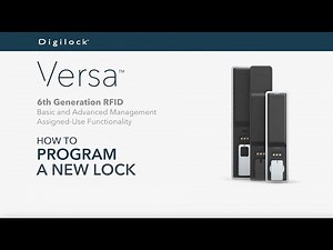 How to Program a New Lock | Versa RFID | Assigned Use