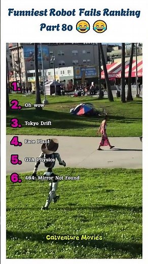Watch These Robots Completely Mess Up 😂 #robotfails #fails #shorts