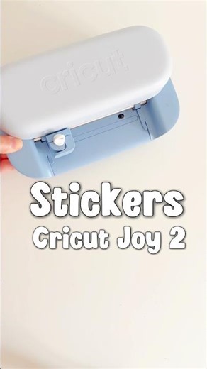 Cute Spring Stamp Stickers 🌸✨ Made with the NEW Cricut Joy 2 #cricutjoy2 #printthencut #cricut