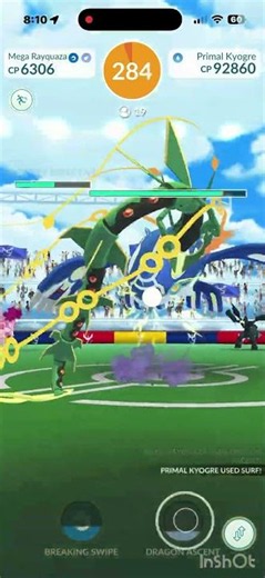 Primal Kyogre Raid in Pokemon GO!