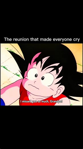 Dragon Ball is love on Instagram: "When Goku met Grandpa Gohan again, the strongest Saiyan in the universe turned back into a little kid for a moment. No enemies. No anger. Just love, loss, and a bond that never faded. You could feel his voice shake, his smile break, and suddenly… it wasn’t just Goku crying anymore. This scene reminded us that behind all the battles and explosions, Dragon Ball was always about heart. About family. About the people who shape us, even when they’re gone. Goku cried