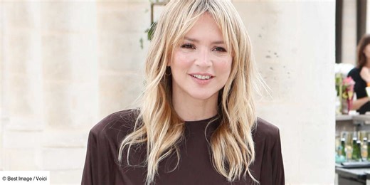 Virginie Efira dévoile son incroyable jeu de jambes dans une robe drapée Saint Laurent ultra flatteuse