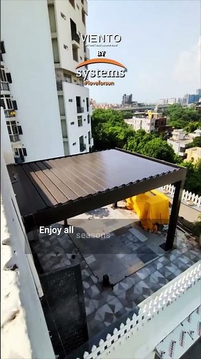 Luxury Retractable Louver Pergola | Transform Terrace, Rooftop & Balcony into Premium Outdoor Space