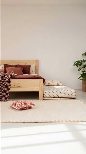 AROA, una cama doble para dormir en familia