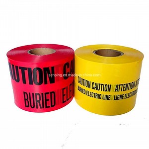 [Hot Item] PE Custom Non Detectable Underground Warning Tape Barricade Tape Magnetic Caution Tape